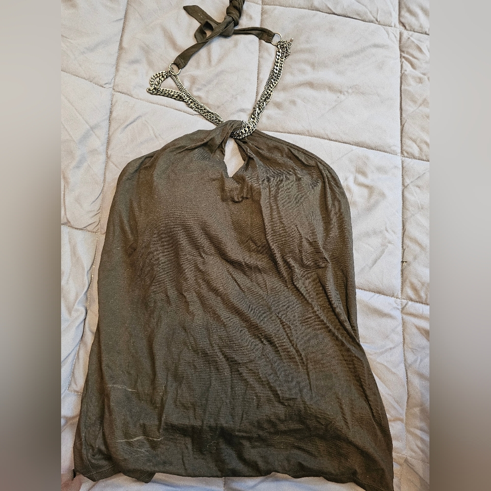 Victoria's Secret Halter Top with Chain Detail